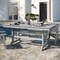 Flash Furniture Tolleson 7 Pc Adirondack Set w/72-in Rectangle Recycled HDPE Table and 6 Chairs w/Cupholders, Gry LE-HMP-158-2037-GRY-GG - alternate 2
